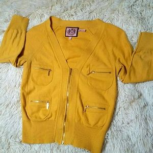 Juicy Couture Yellow Petite Womens Top